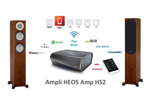 Ampli stereo DENON HEOS Amp HS2